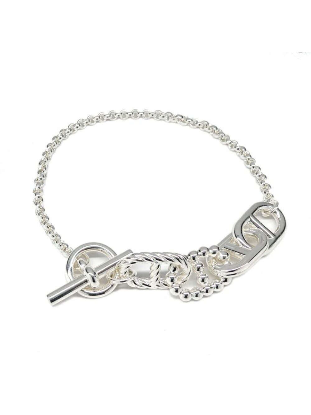 Hermes Bracelet Chaine D'ancre Area 2 PM 18 Silver